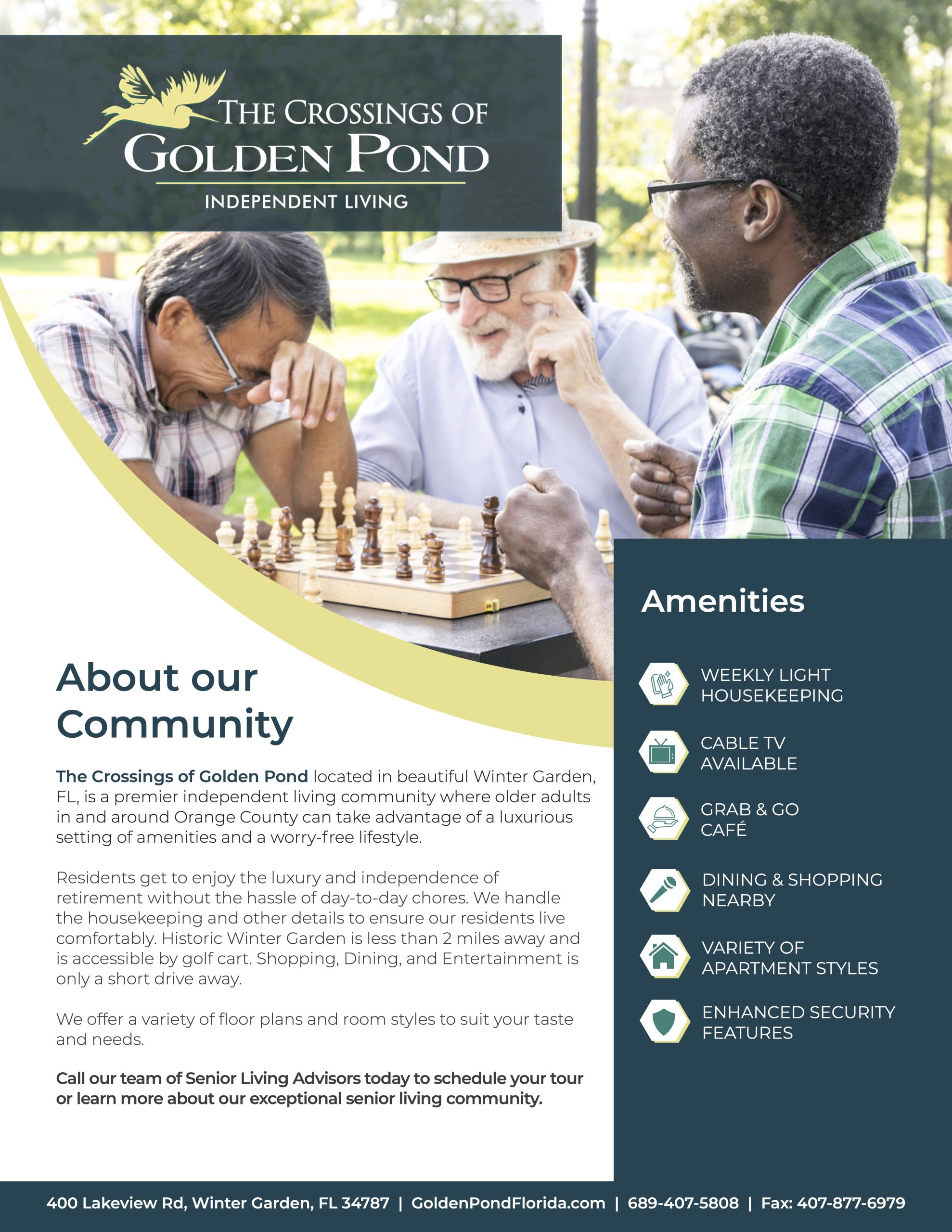 Crossings of Golden Pond - About our Services